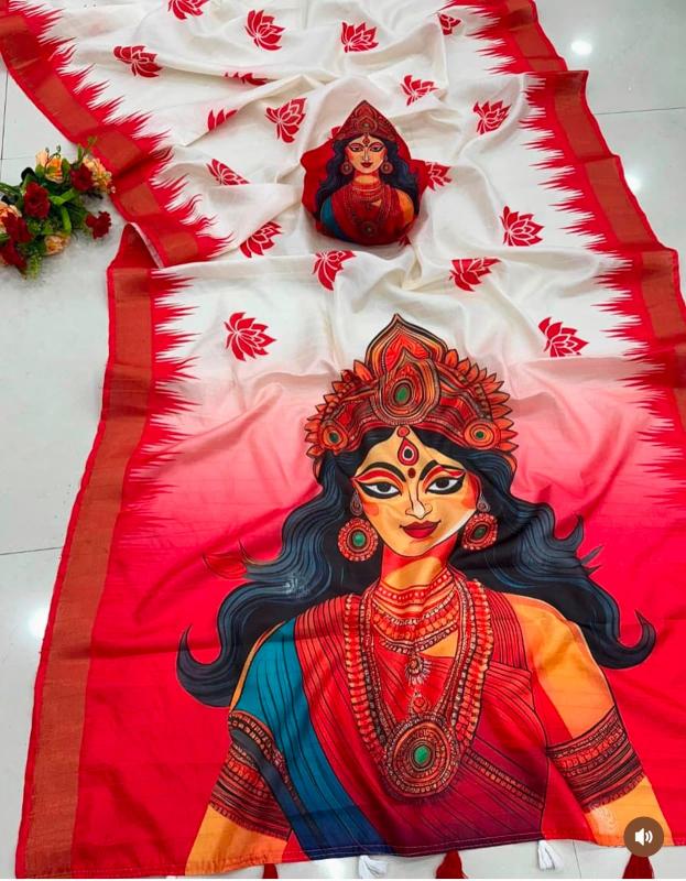Svara beautiful print saree clothing wholesale market gujarat india online